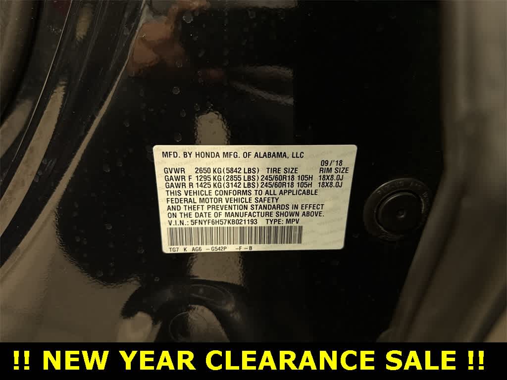 2019 Honda Pilot EX-L