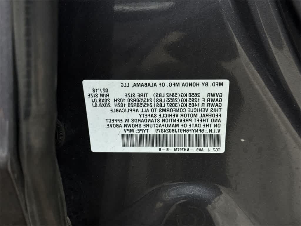 Honda Pilot Touring 2018