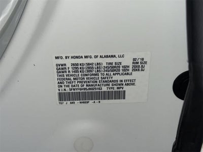 Honda Pilot Touring 2018