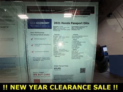 2021 Honda Passport Elite