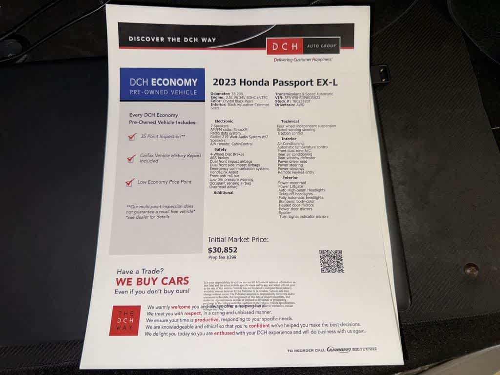 2023 Honda Passport EX-L