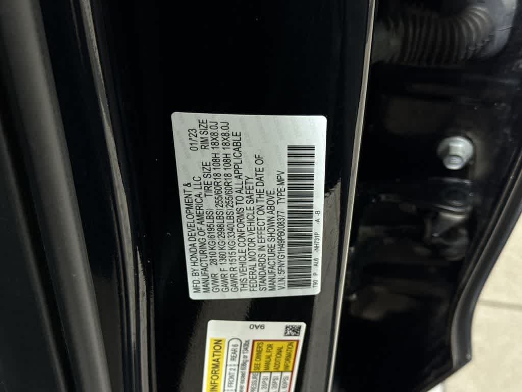 2023 Honda Pilot EX-L 8 Pasajeros