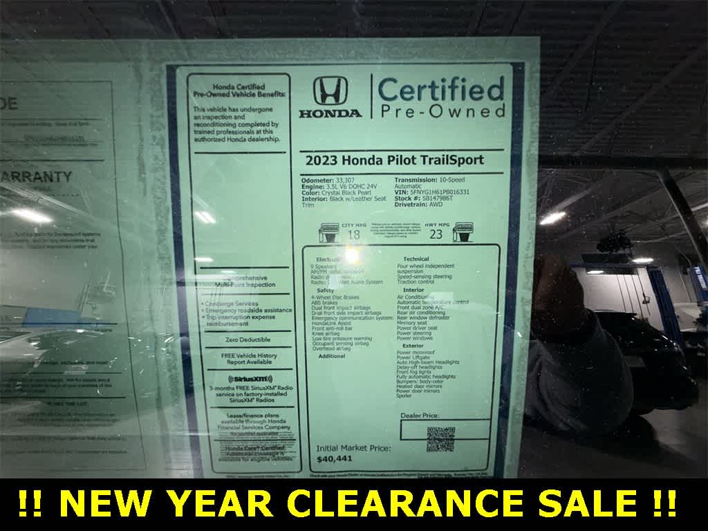 2023 Honda Pilot TrailSport