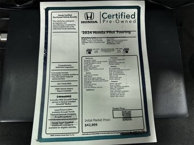Honda Pilot Touring 2024