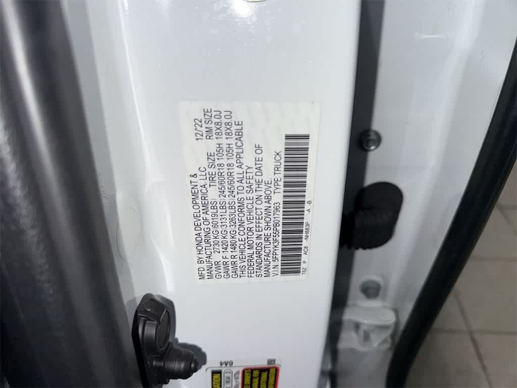 2023 Honda Ridgeline RTL