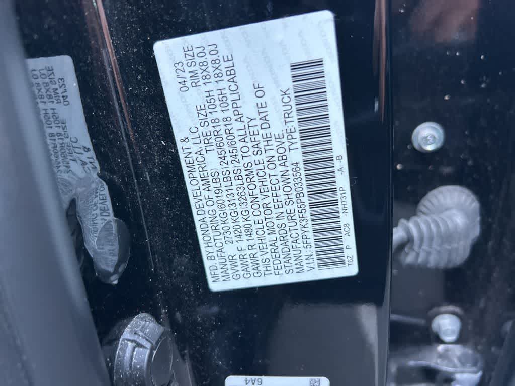 2023 Honda Ridgeline RTL