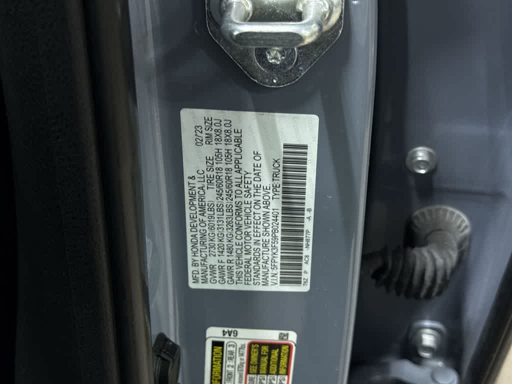 2023 Honda Ridgeline RTL