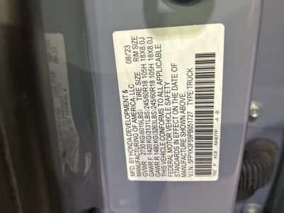 2023 Honda Ridgeline RTL