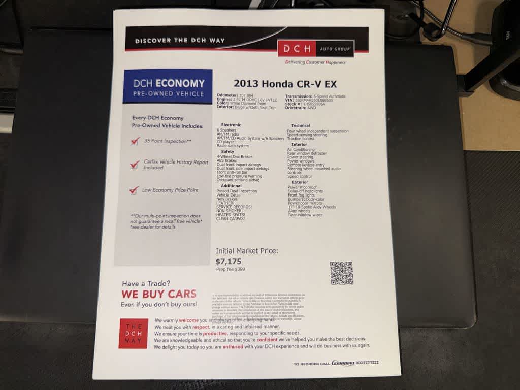 Honda CR-V EX de 2013