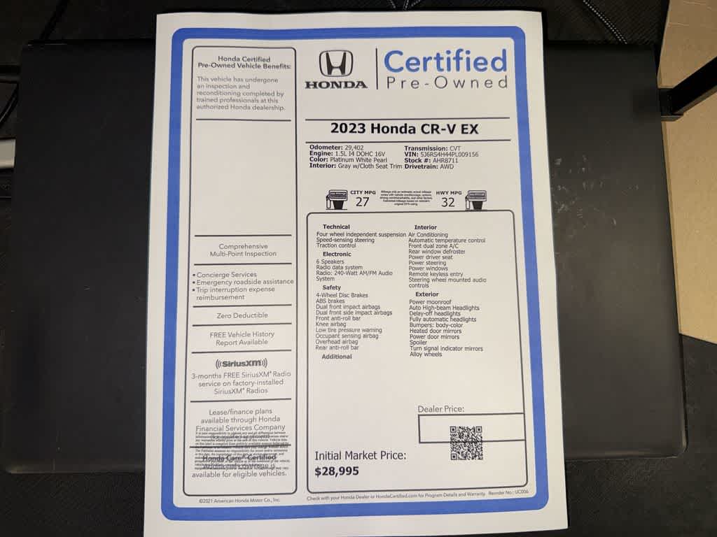 Honda CR-V EX 2023