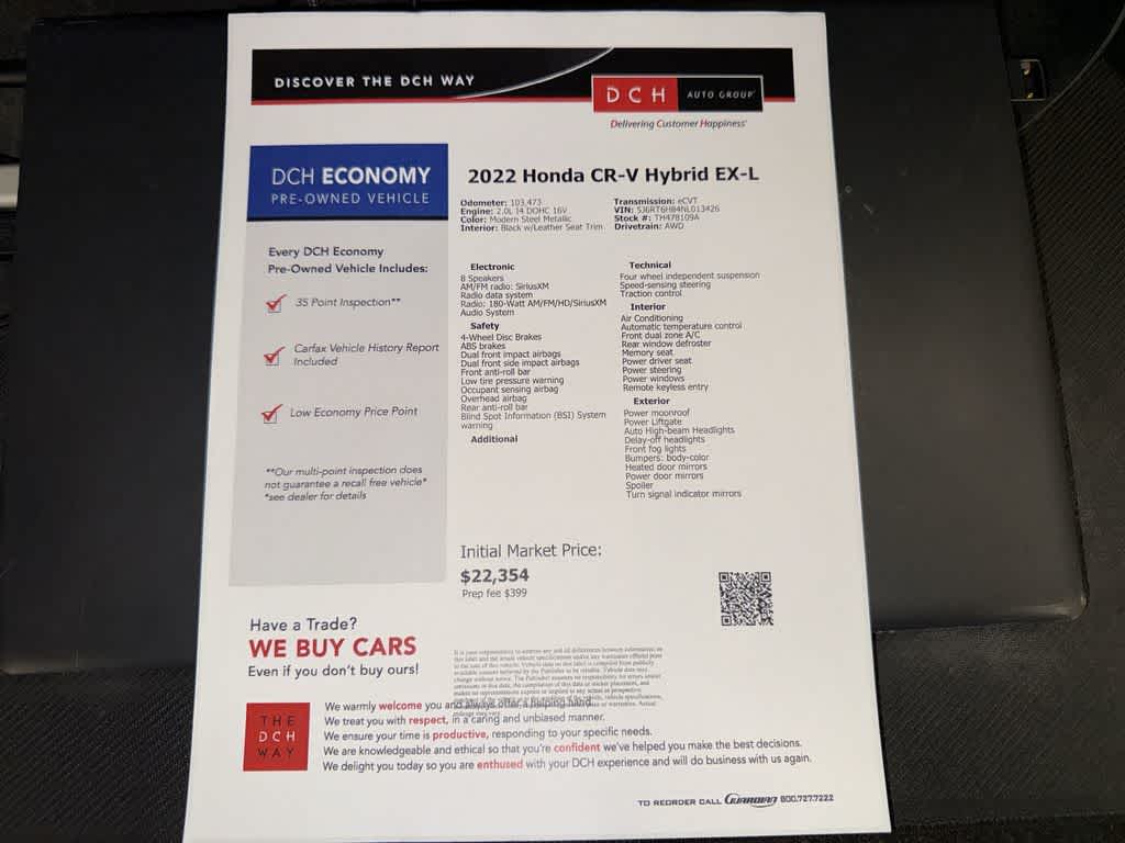 Honda CR-V Hybrid EX-L 2022