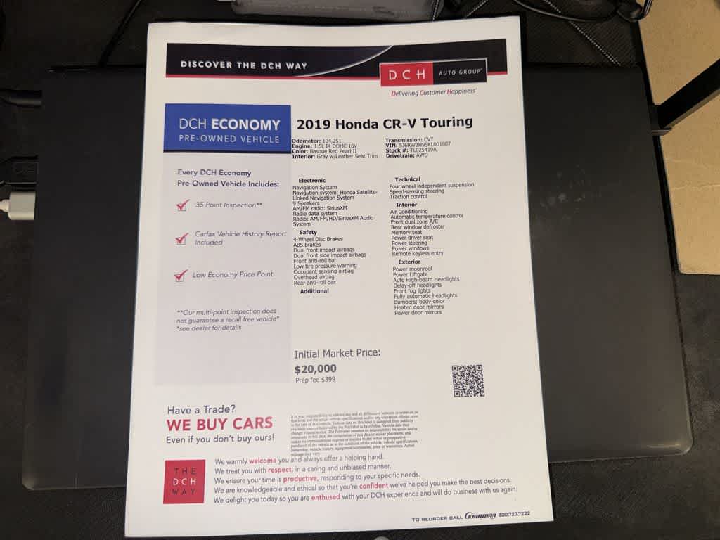 Honda CR-V Touring 2019