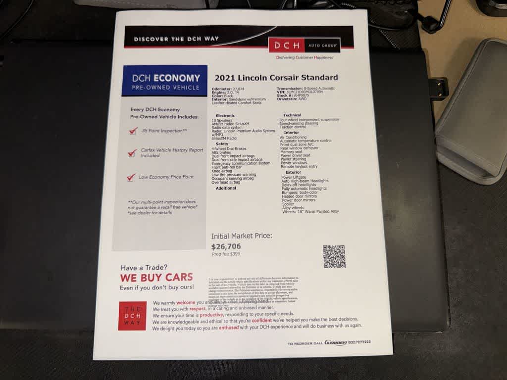 Lincoln Corsair Standard 2021