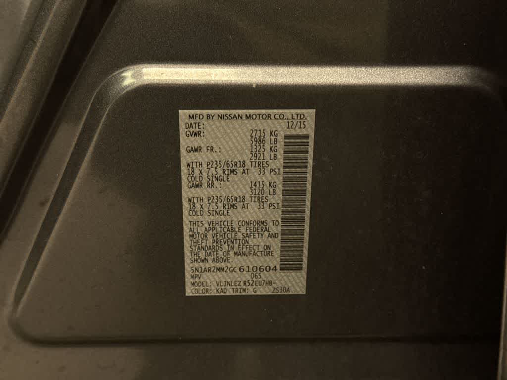 Nissan Pathfinder SV 2016