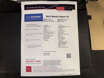 Nissan Rogue SV 2019