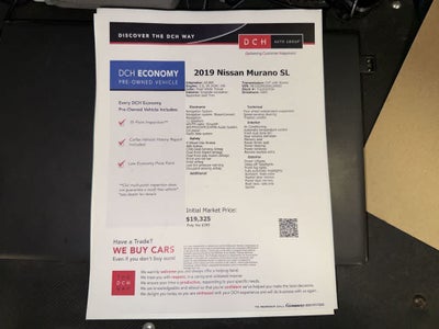 Nissan Murano SL 2019