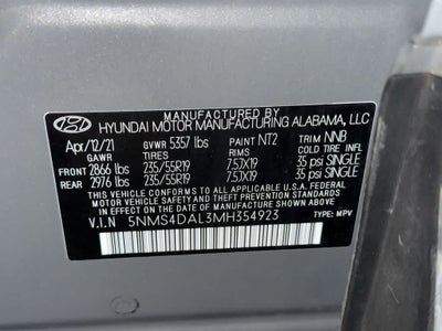 Hyundai Santa Fe Limited 2021
