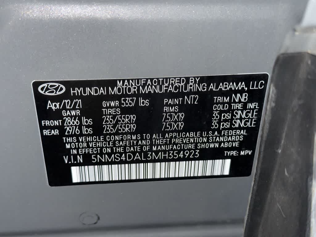Hyundai Santa Fe Limited 2021