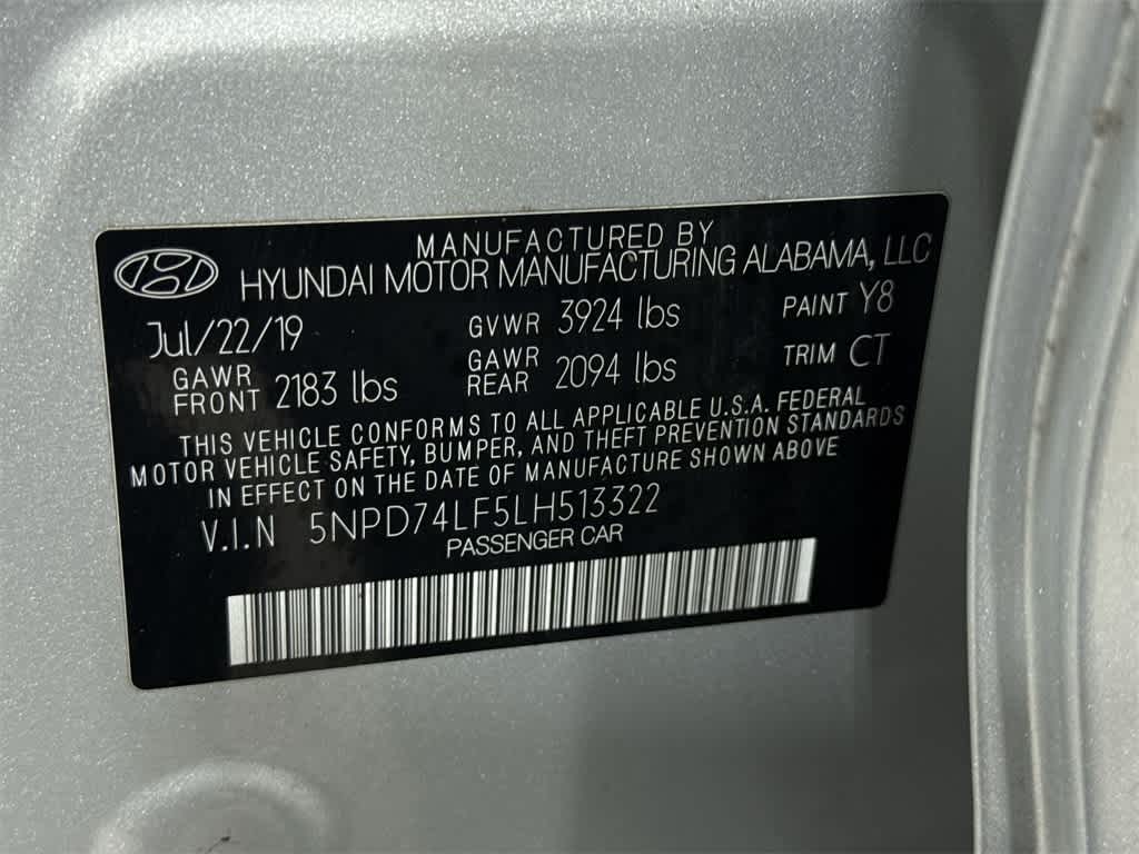 Hyundai Elantra SE 2020