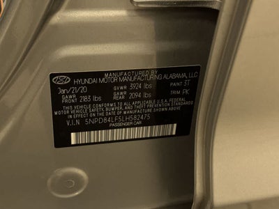 Hyundai Elantra Value Edition 2020