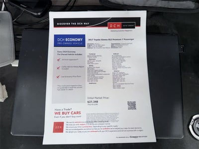 Toyota Sienna Limited Premium 2017