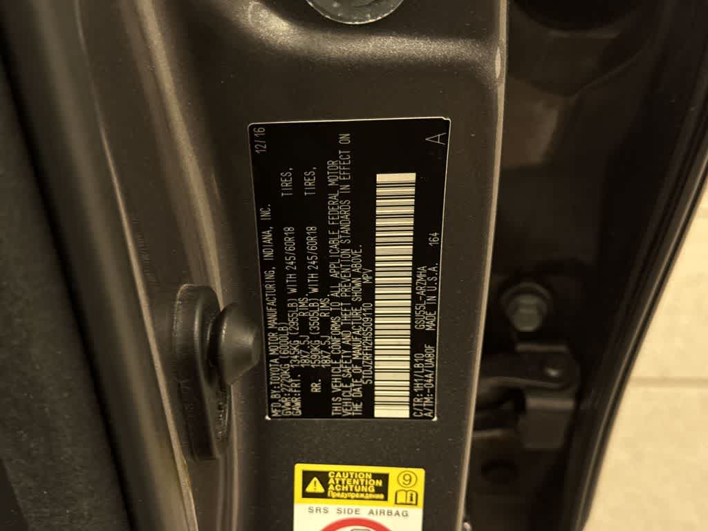 Toyota Highlander XLE 2017