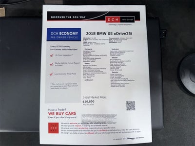 BMW X5 xDrive35i xDrive35i 2018