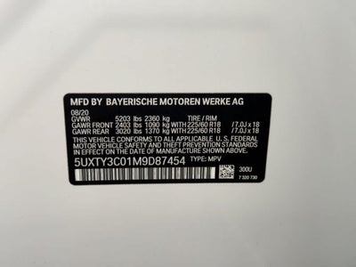 BMW X3 sDrive30i 2021 sDrive30i