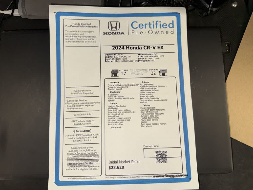 Honda CR-V EX 2024