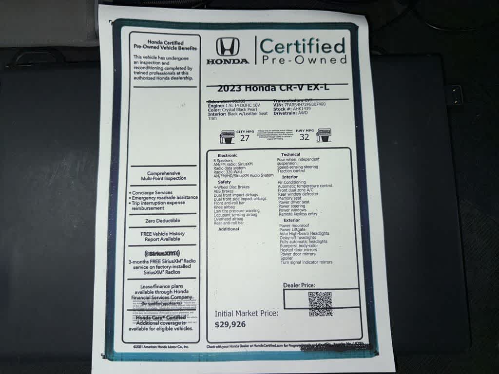 2023 Honda CR-V EX-L