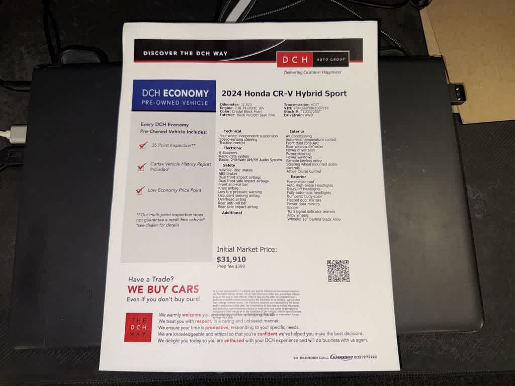 Honda CR-V Hybrid Sport 2024