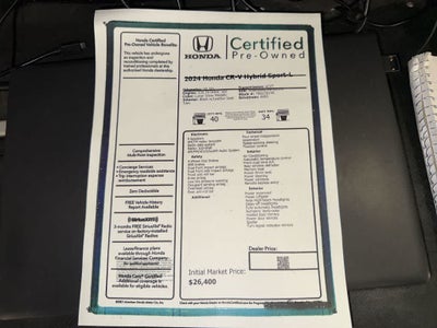 2024 Honda CR-V Hybrid Sport-L