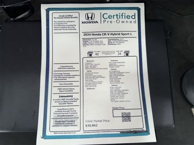 2024 Honda CR-V Hybrid Sport-L
