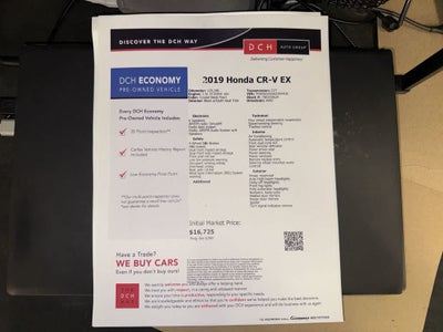 Honda CR-V EX 2019