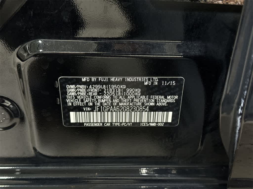 Subaru Impreza 2.0i 2016