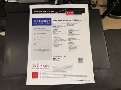 Subaru Forester Limited 2018