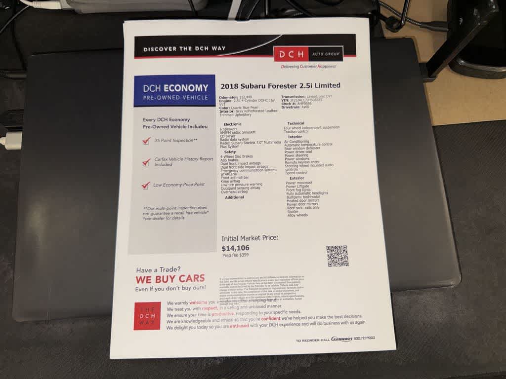 Subaru Forester Limited 2018