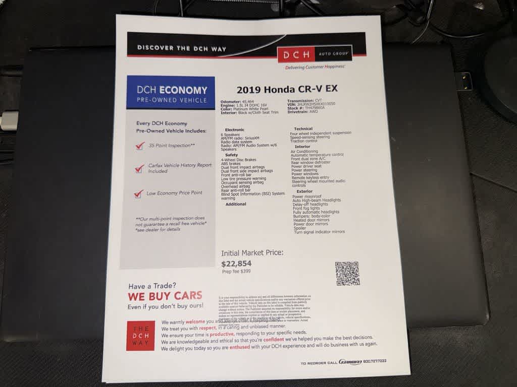 Honda CR-V EX 2019