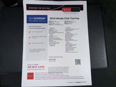 Honda Civic Touring 2019