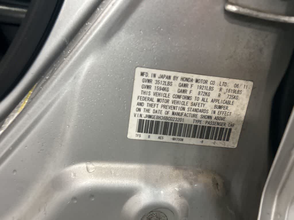 Honda Fit de 2011, 5 puertas, hatchback, cambio automático
