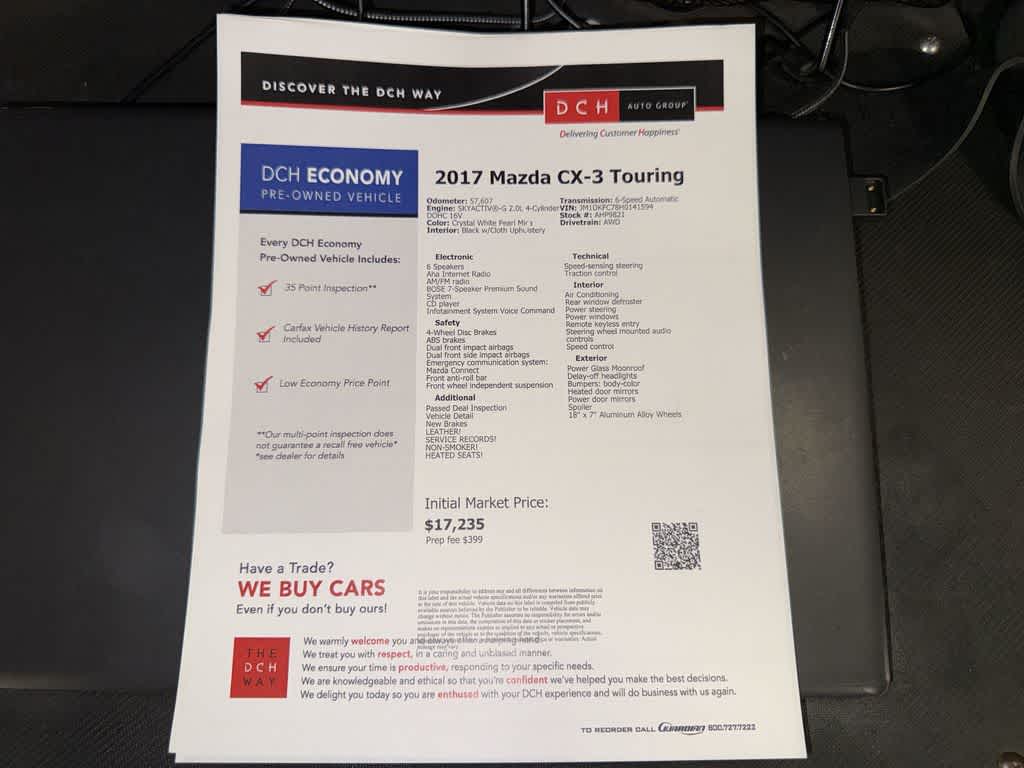 Mazda CX-3 Touring 2017