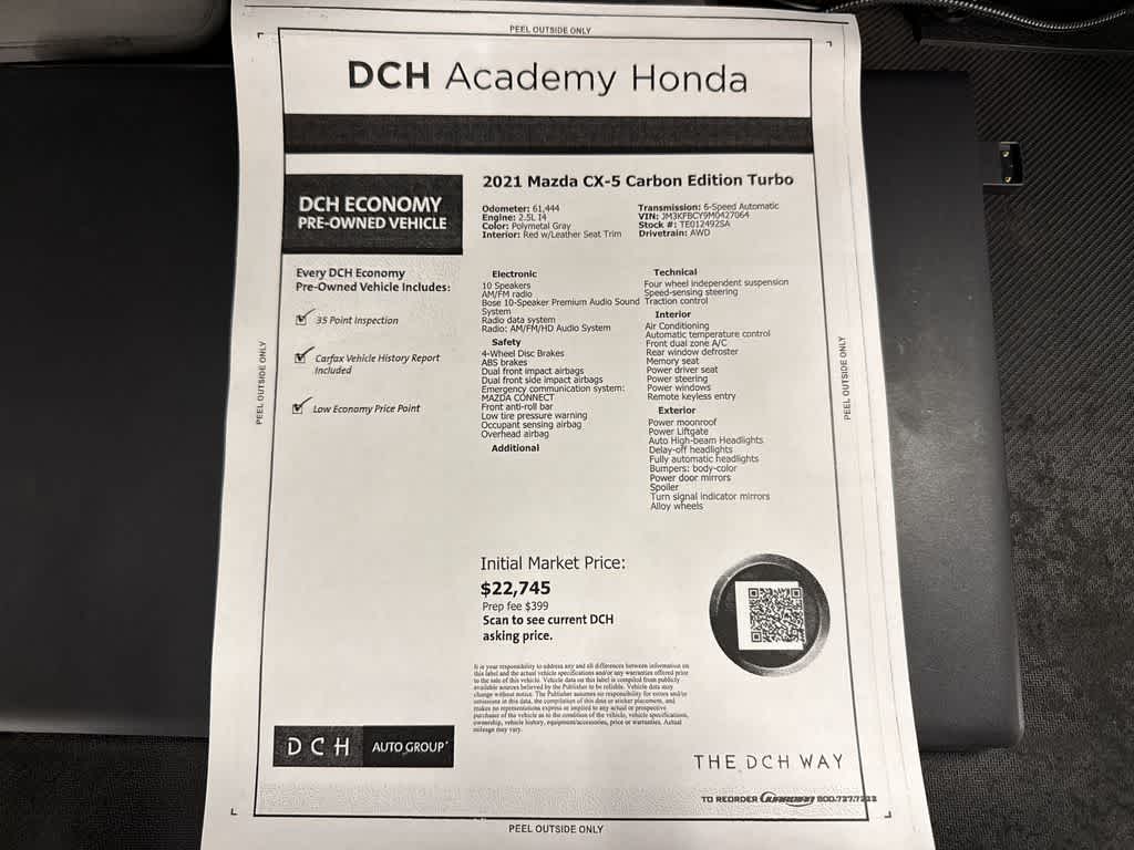 Mazda CX-5 Carbon Edition Turbo 2021