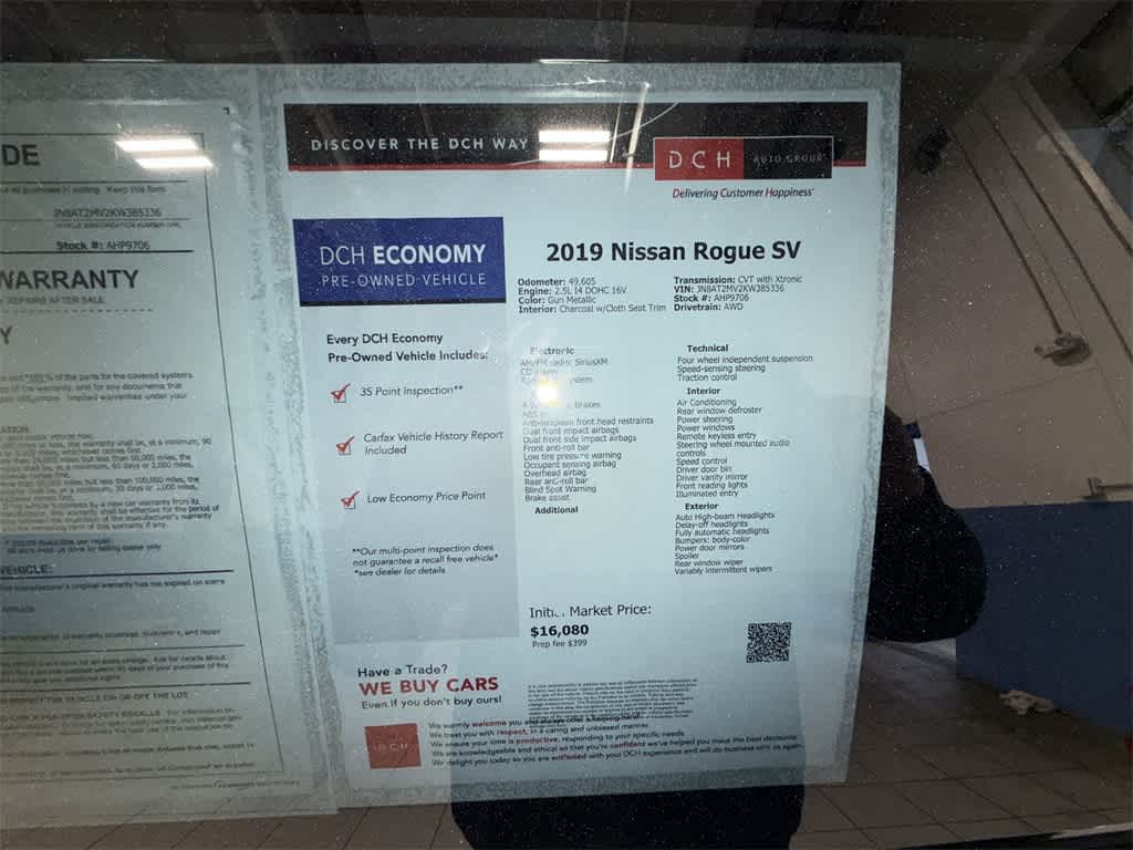 Nissan Rogue SV 2019