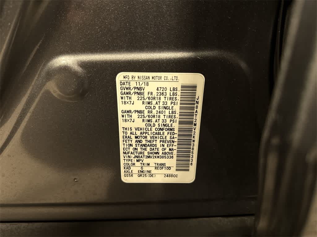 Nissan Rogue SV 2019