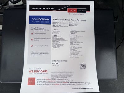 Toyota Prius Prime Advanced 2018