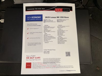 Lexus NX 350 2025 NX 350