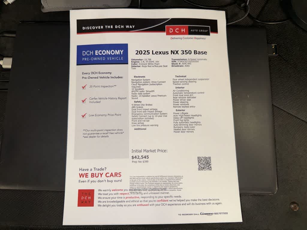 Lexus NX 350 2025 NX 350