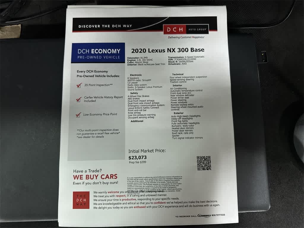 Lexus NX 300 2020 NX 300