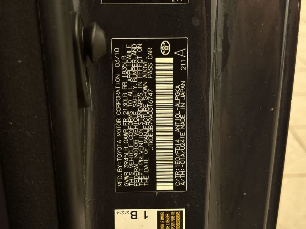 Scion tC de 2010, 2 puertas, hatchback, cambio automático (Nacional)