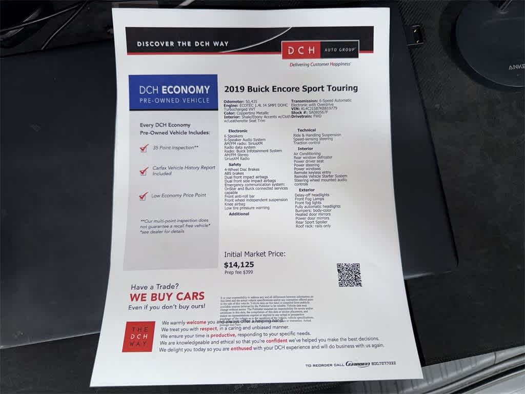 Buick Encore Sport Touring 2019